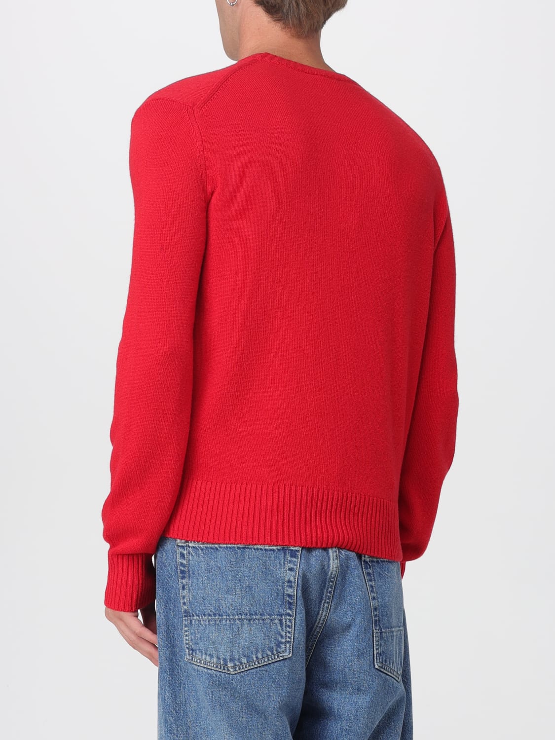 LACOSTE SWEATER: Sweater men Lacoste, Red - Img 2