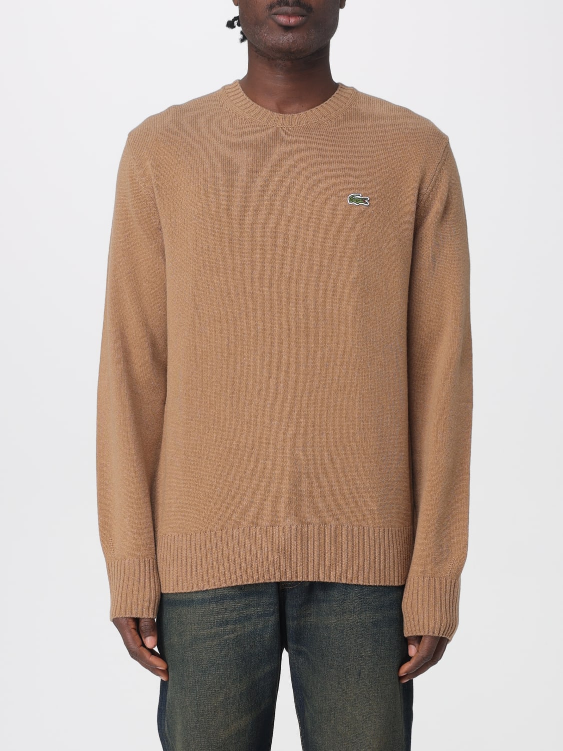 LACOSTE SWEATER: Sweater men Lacoste, Beige - Img 1
