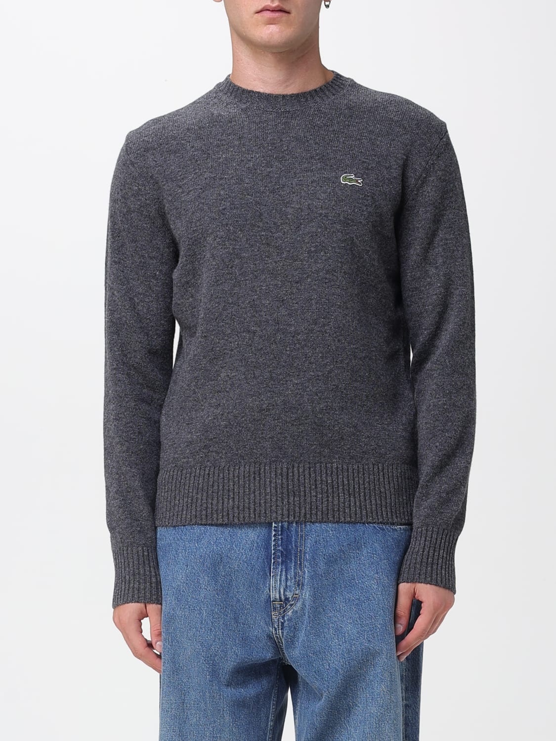 LACOSTE SWEATER: Sweater men Lacoste, Charcoal - Img 1