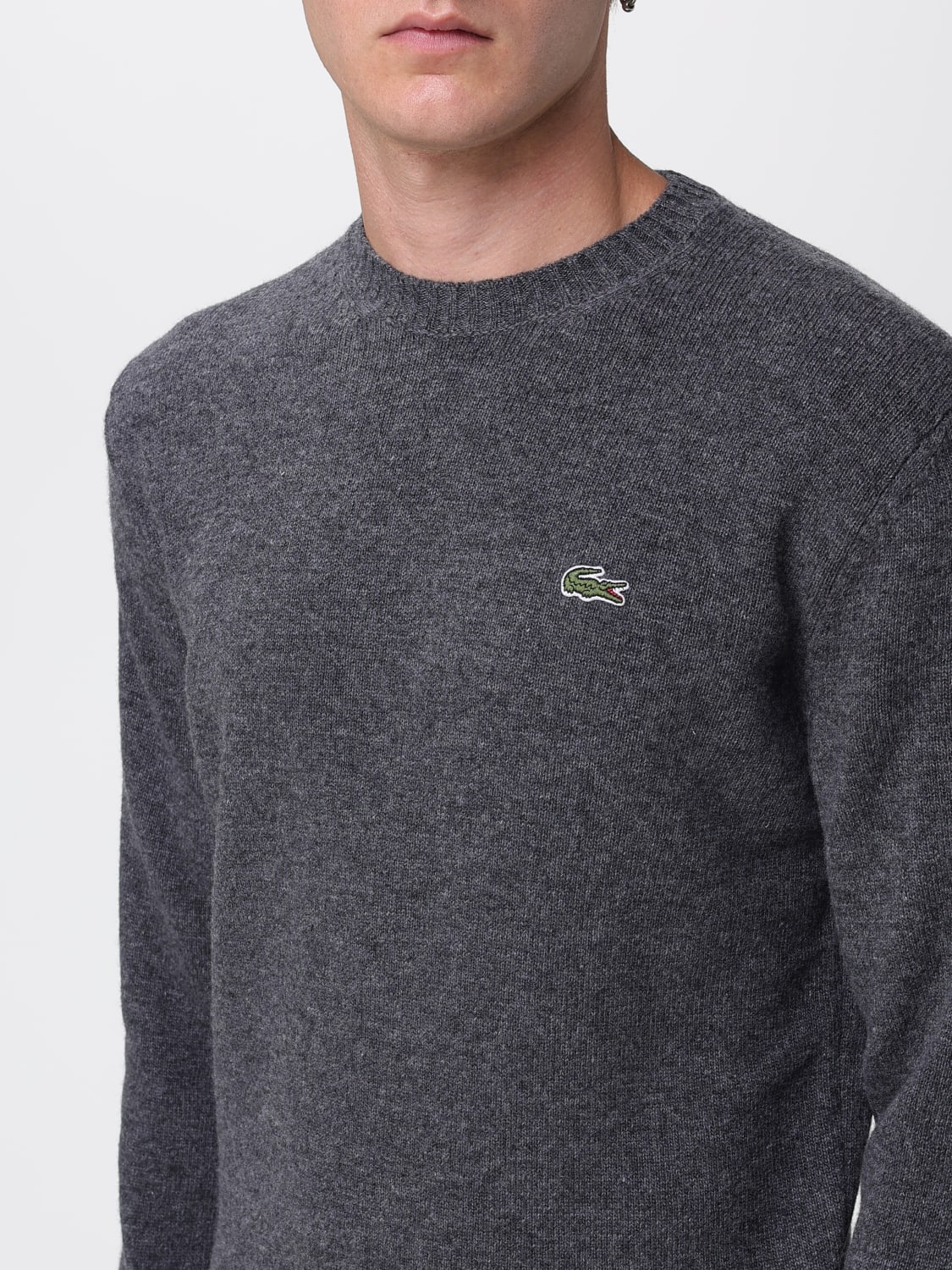 LACOSTE SWEATER: Sweater men Lacoste, Charcoal - Img 3