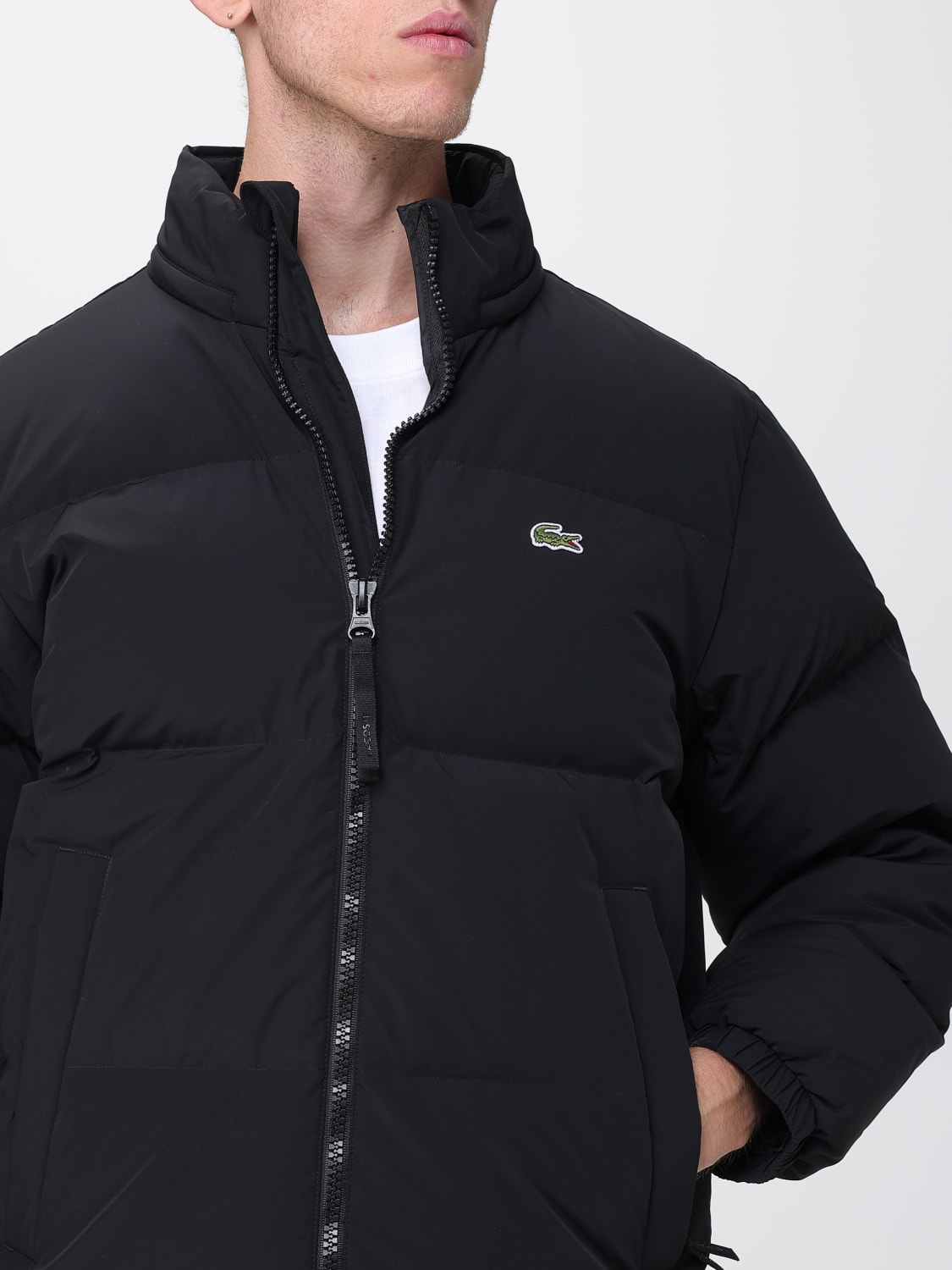LACOSTE JACKE: Jacke herren Lacoste, Schwarz - Img 4