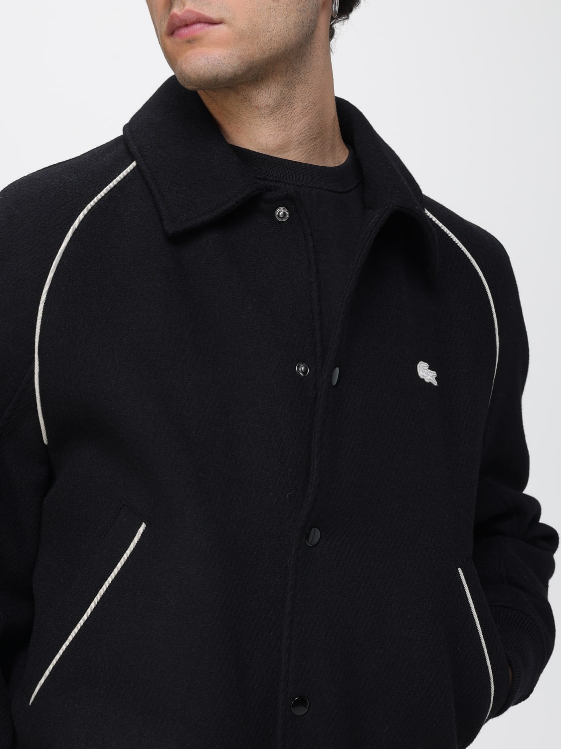 LACOSTE JACKET: Jacket men Lacoste, Black - Img 4