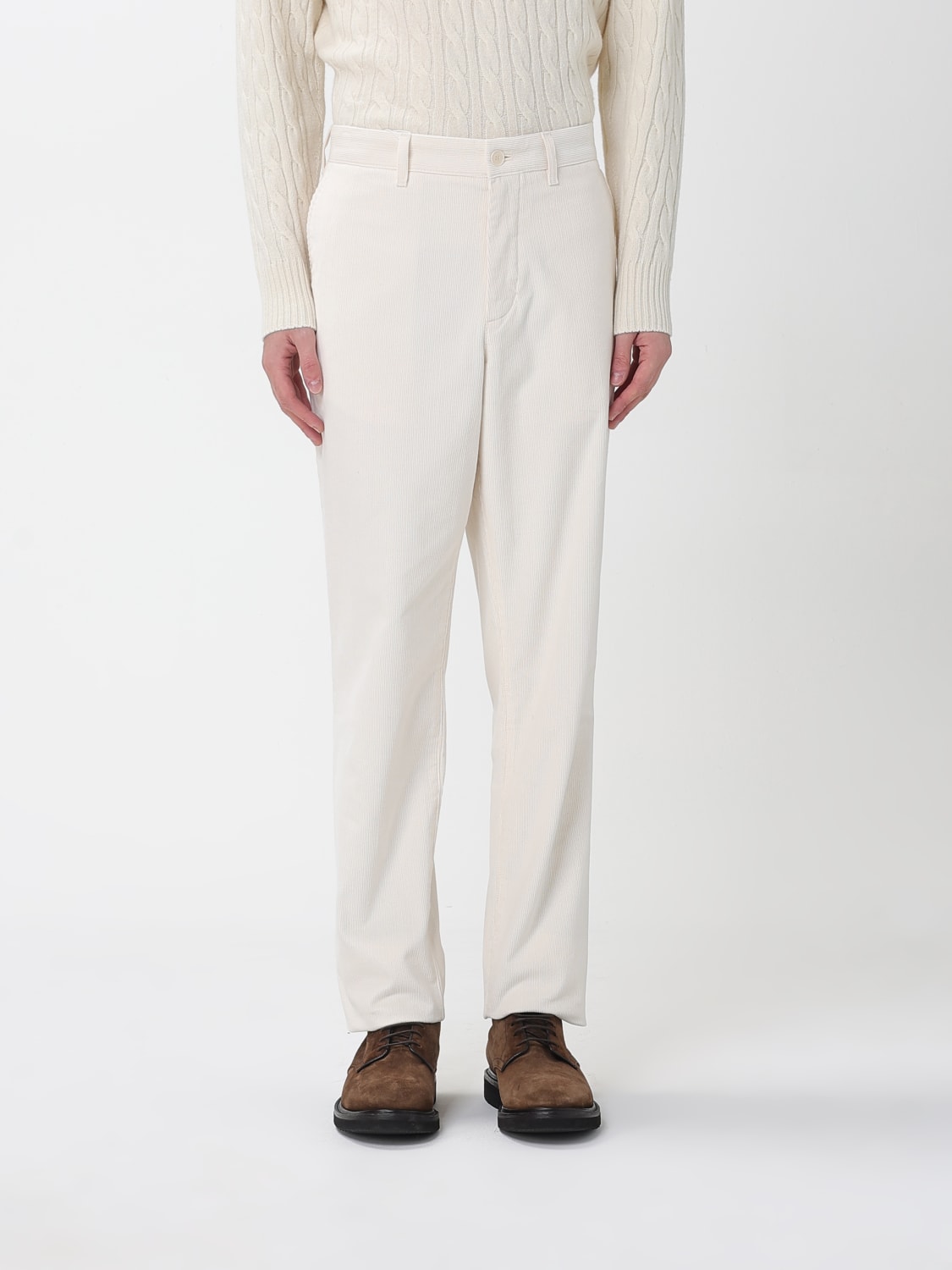 LACOSTE PANTS: Pants men Lacoste, Yellow Cream - Img 1