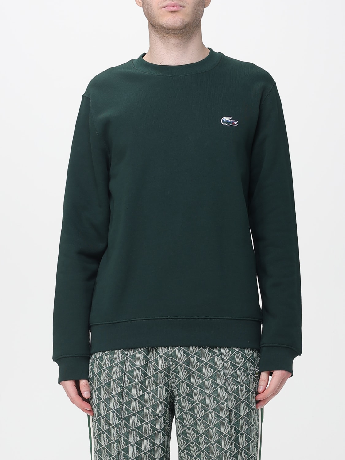 LACOSTE SWEATSHIRT: Sweatshirt men Lacoste, Blue - Img 1