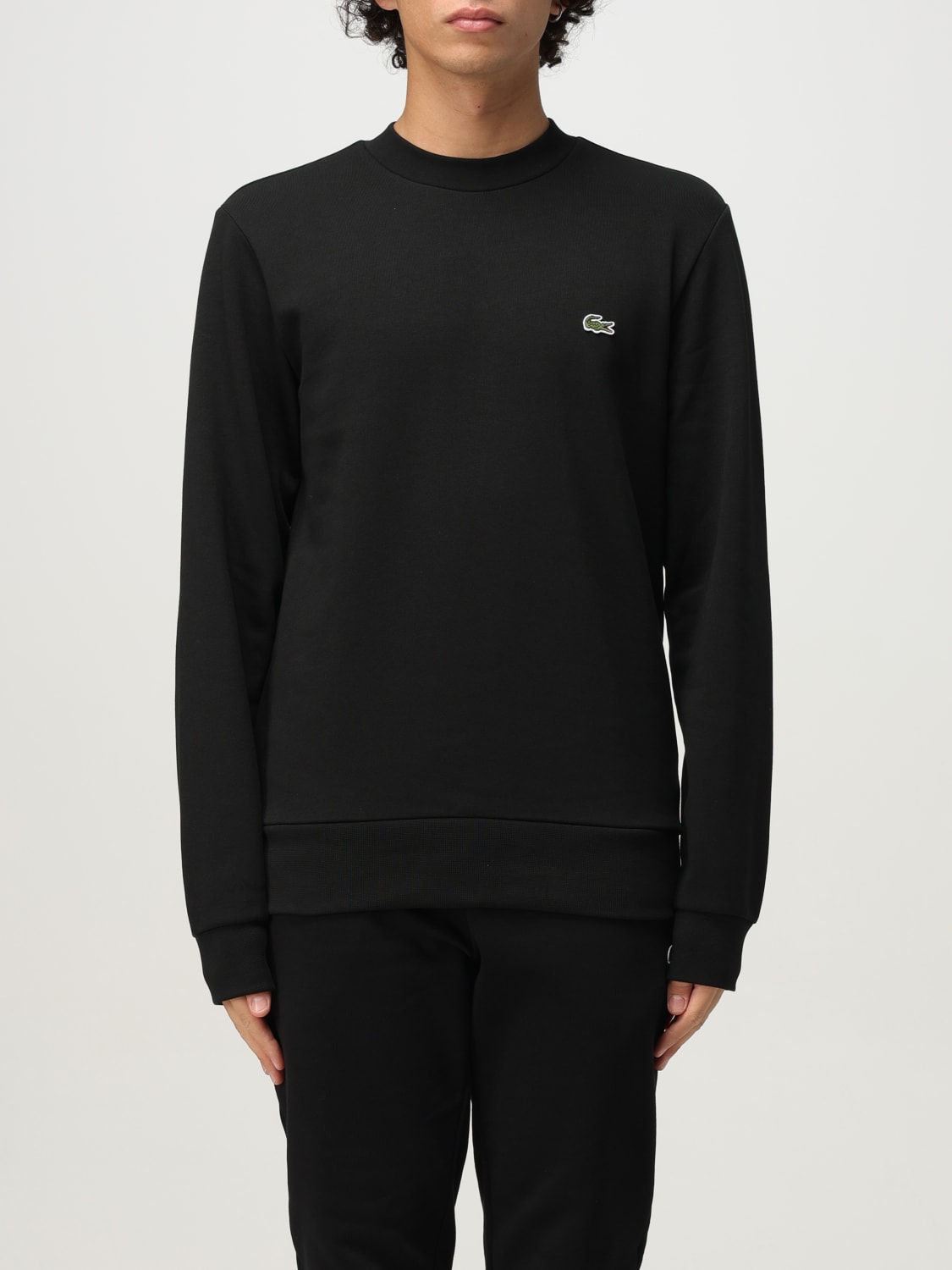 LACOSTE SWEATSHIRT: Sweatshirt men Lacoste, Black - Img 1