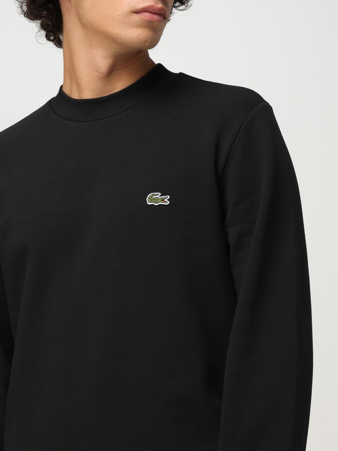 LACOSTE SWEATSHIRT: Sweatshirt men Lacoste, Black - Img 4