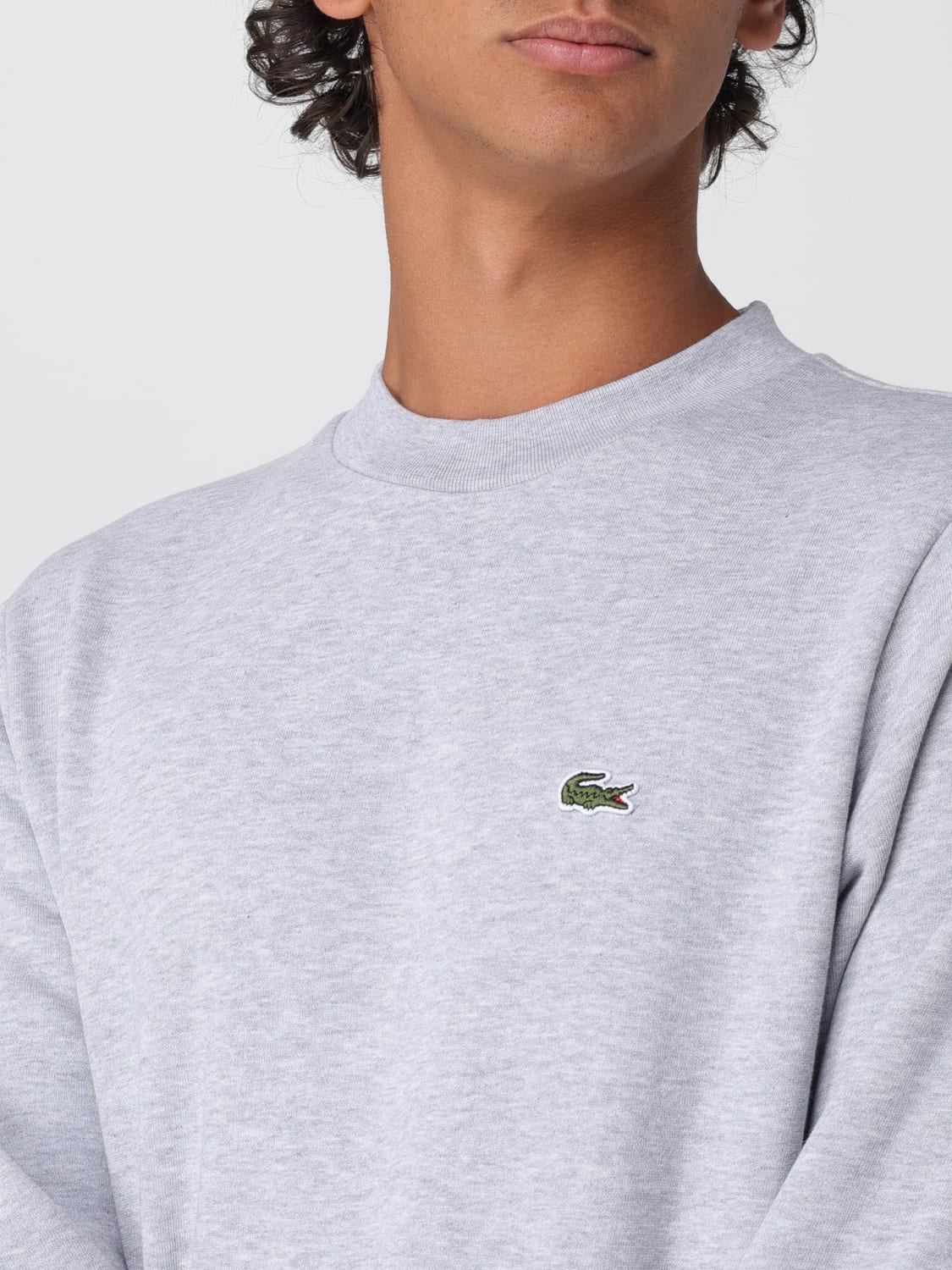 LACOSTE SWEATSHIRT: Sweatshirt men Lacoste, Grey - Img 3
