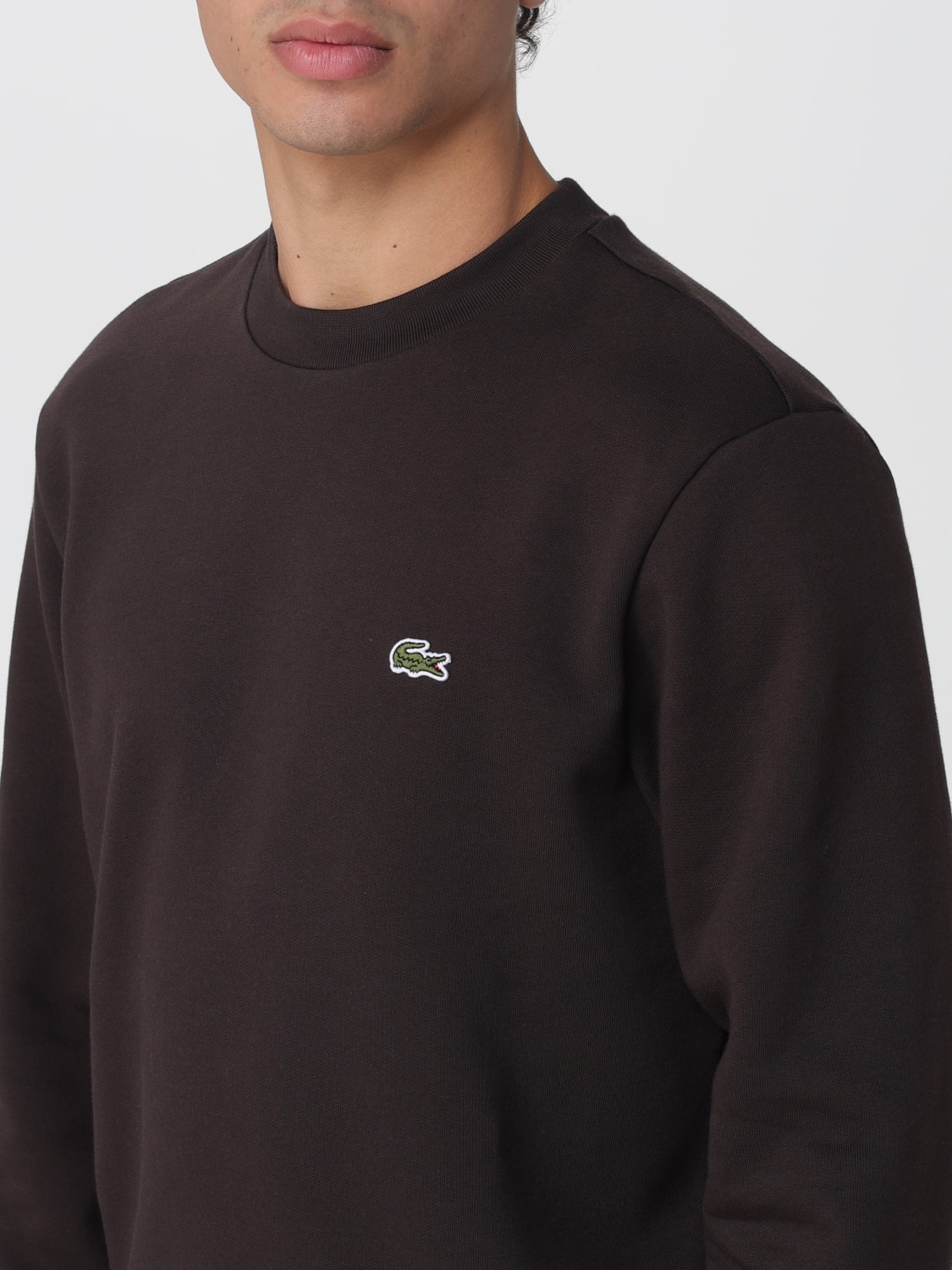 LACOSTE ТОЛСТОВКА: Толстовка Мужское Lacoste, Коричневый - Img 3