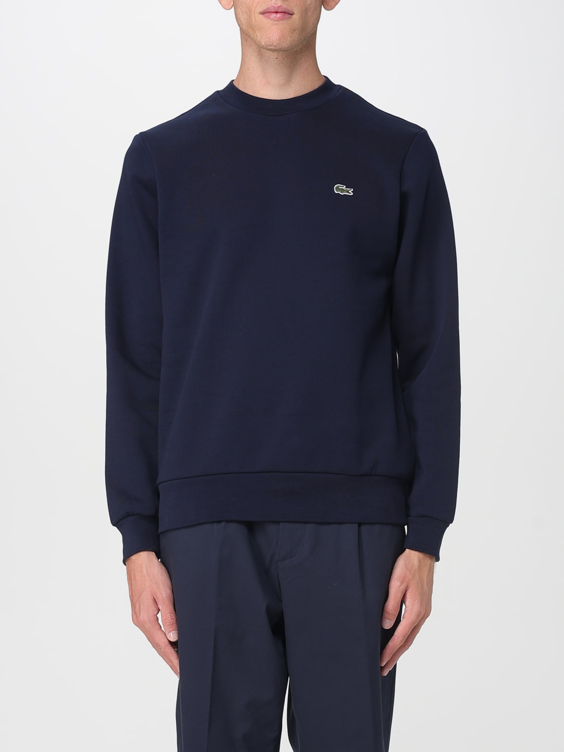 LACOSTE SWEATSHIRT: Sweatshirt men Lacoste, Navy - Img 1