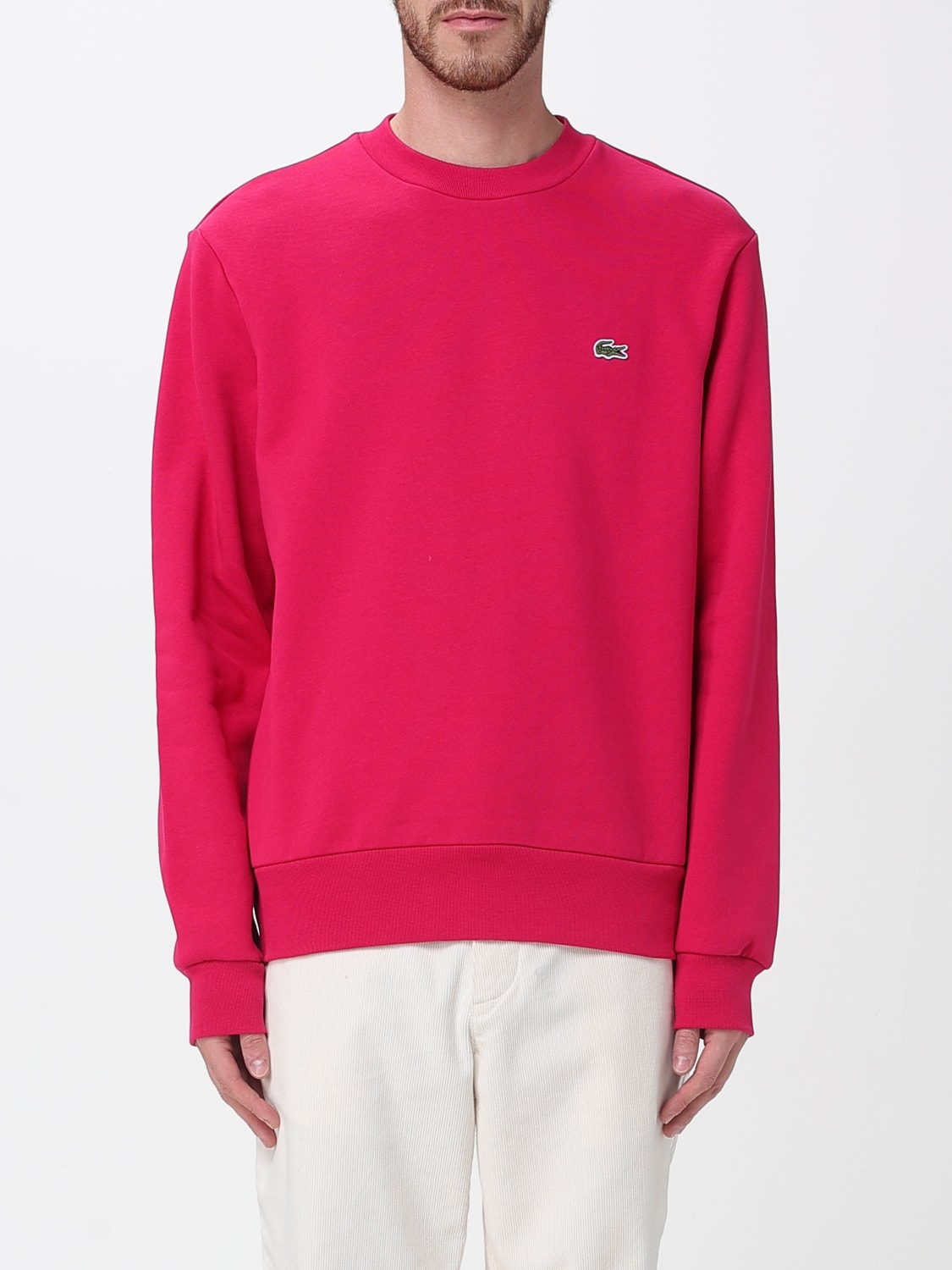 LACOSTE SWEATSHIRT: Sweatshirt men Lacoste, Cherry - Img 1
