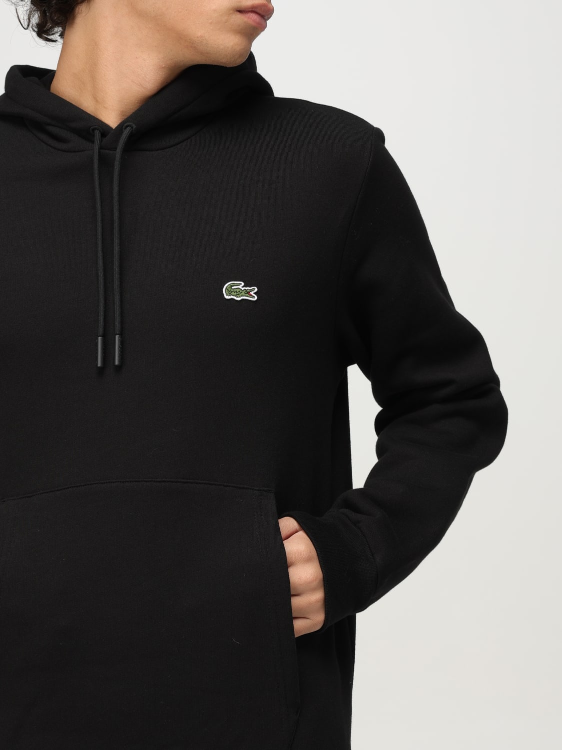 LACOSTE SUDADERA: Sudadera hombre Lacoste, Negro - Img 4