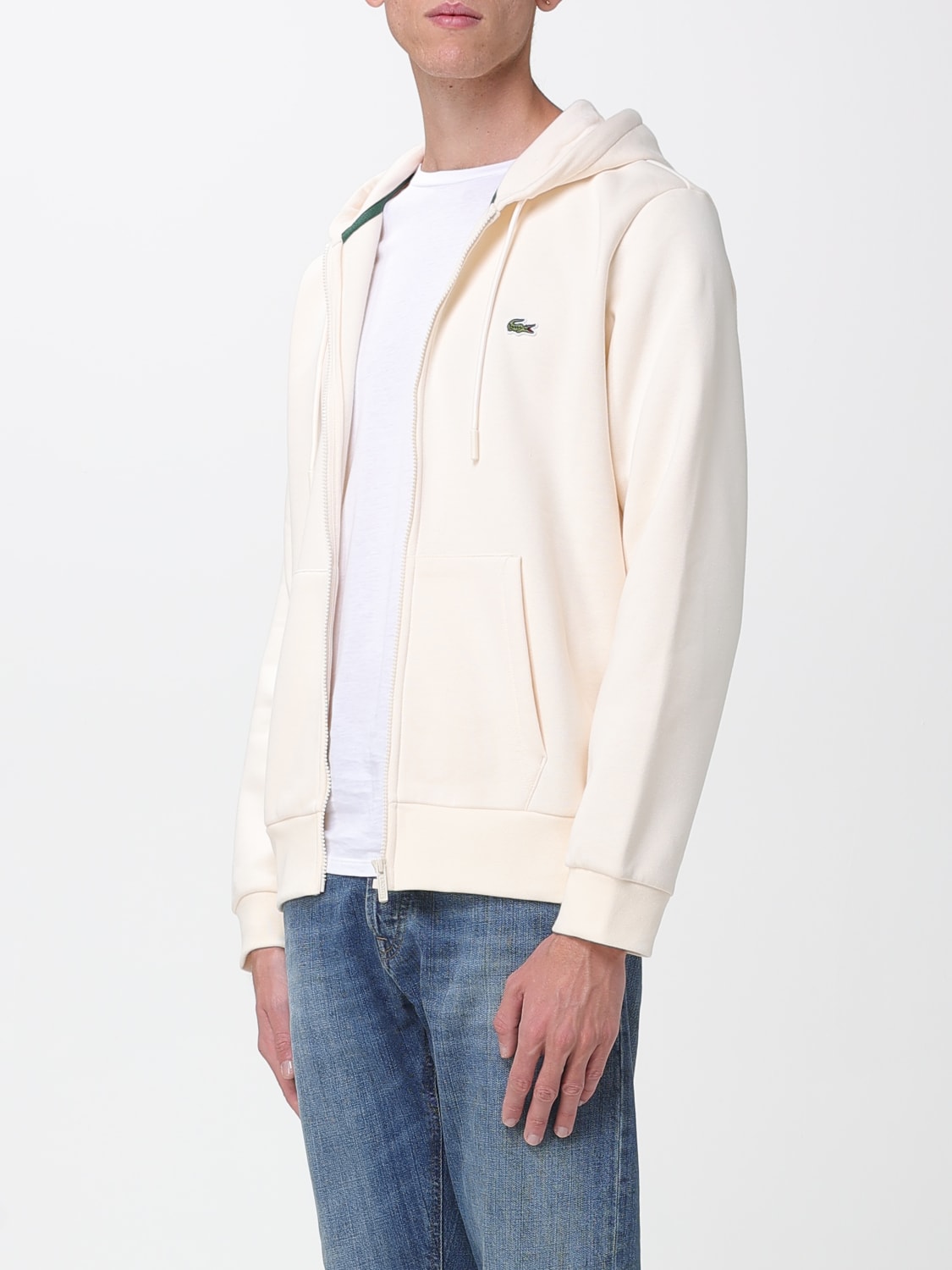 LACOSTE SWEATSHIRT: Sweatshirt men Lacoste, White - Img 3