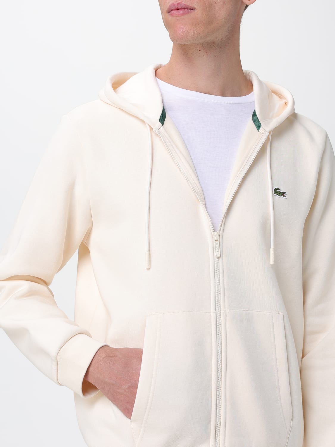 LACOSTE SWEATSHIRT: Sweatshirt men Lacoste, White - Img 4