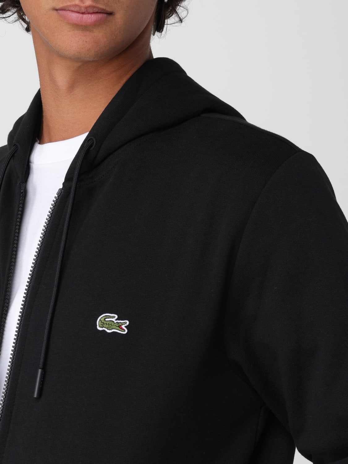 LACOSTE SUDADERA: Sudadera hombre Lacoste, Negro - Img 4