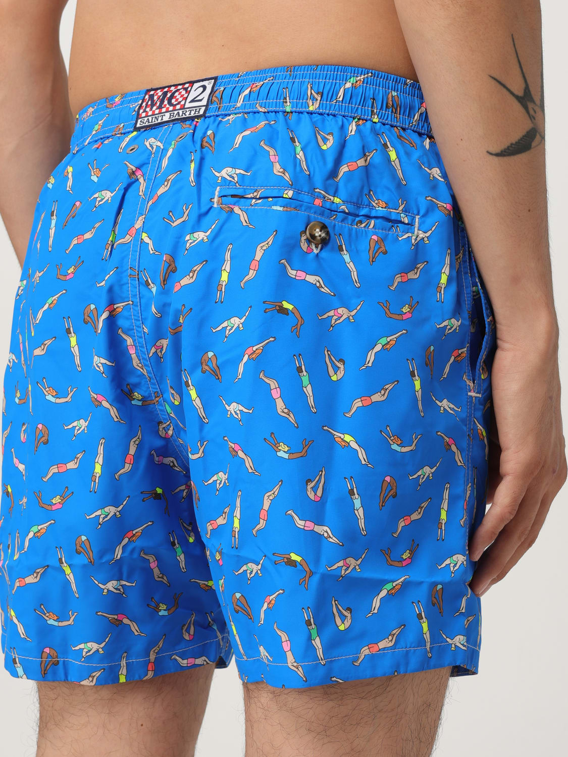MC2 SAINT BARTH COSTUME: Costume boxer a fantasia MC2 Saint Barth, Azzurro - Img 3