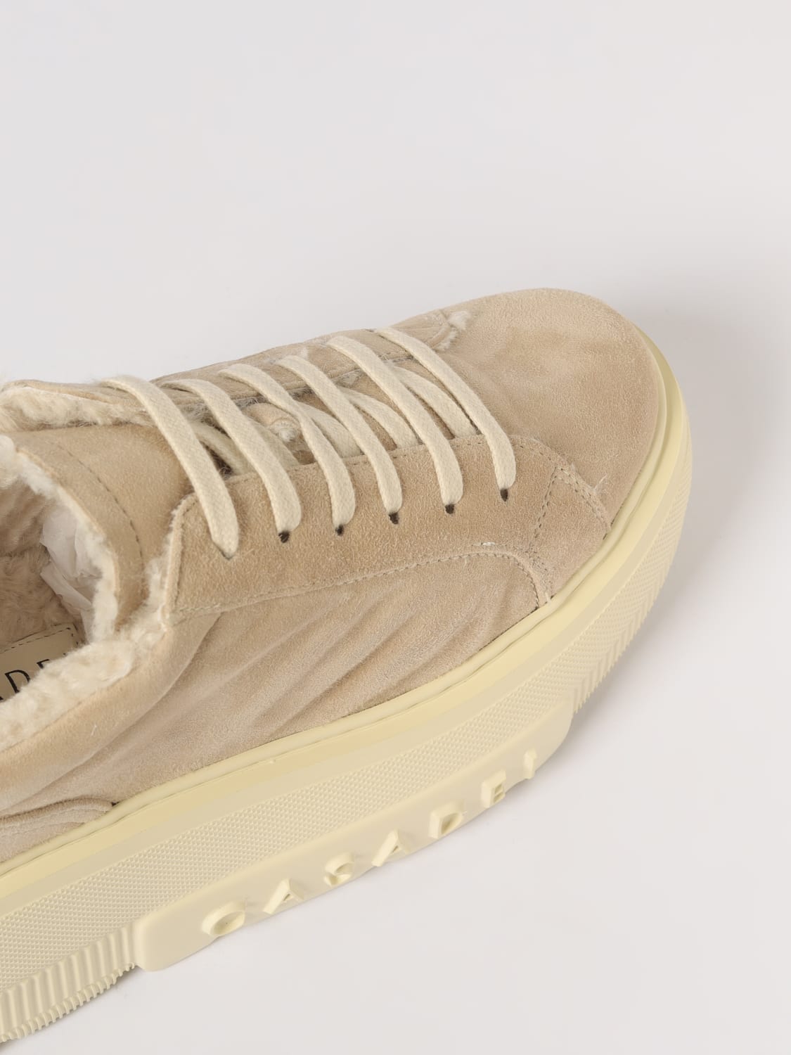 CASADEI BASKETS: Baskets femme Casadei, Beige - Img 4