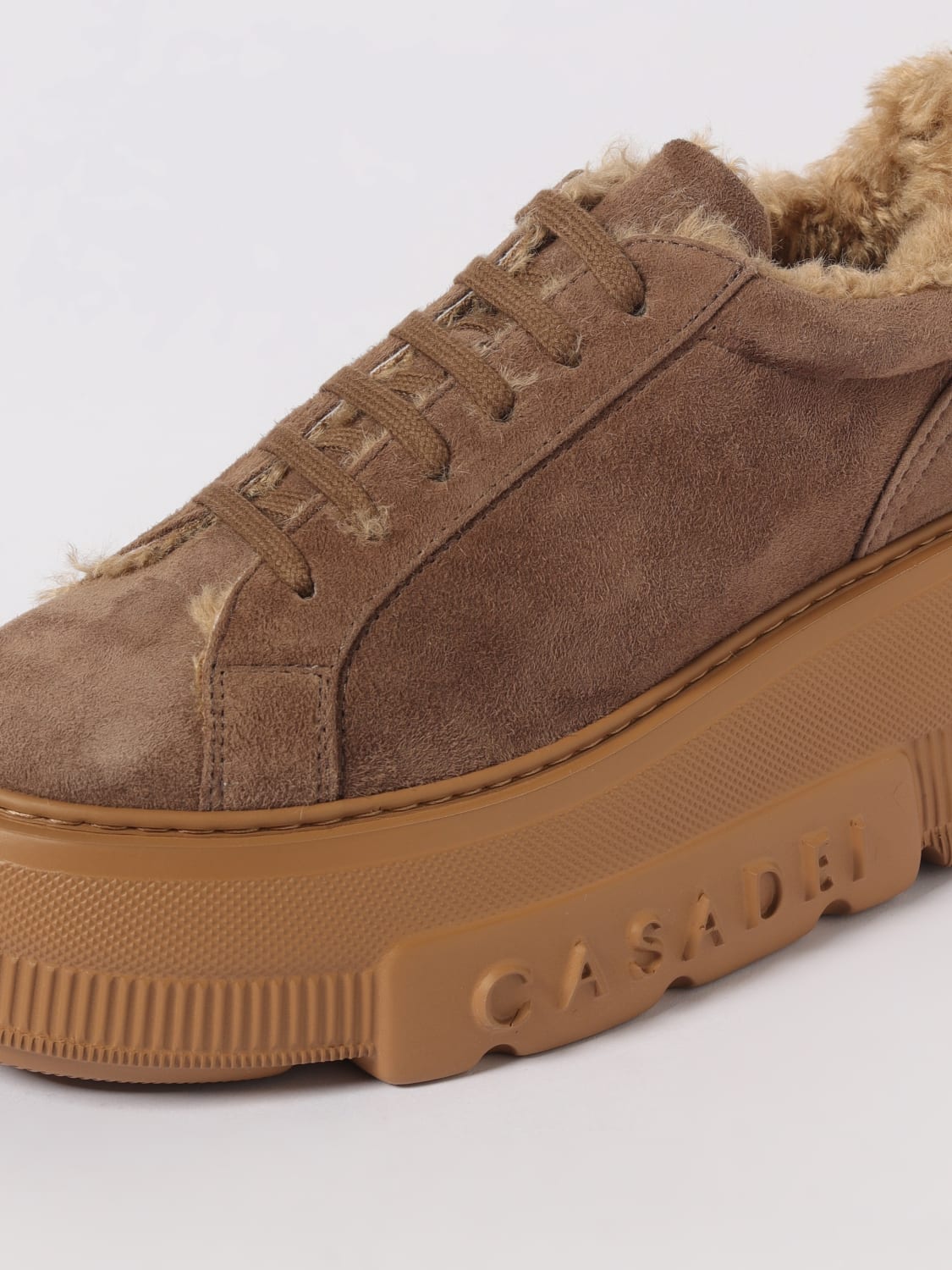 CASADEI SNEAKERS: Sneakers damen Casadei, Kakao - Img 4