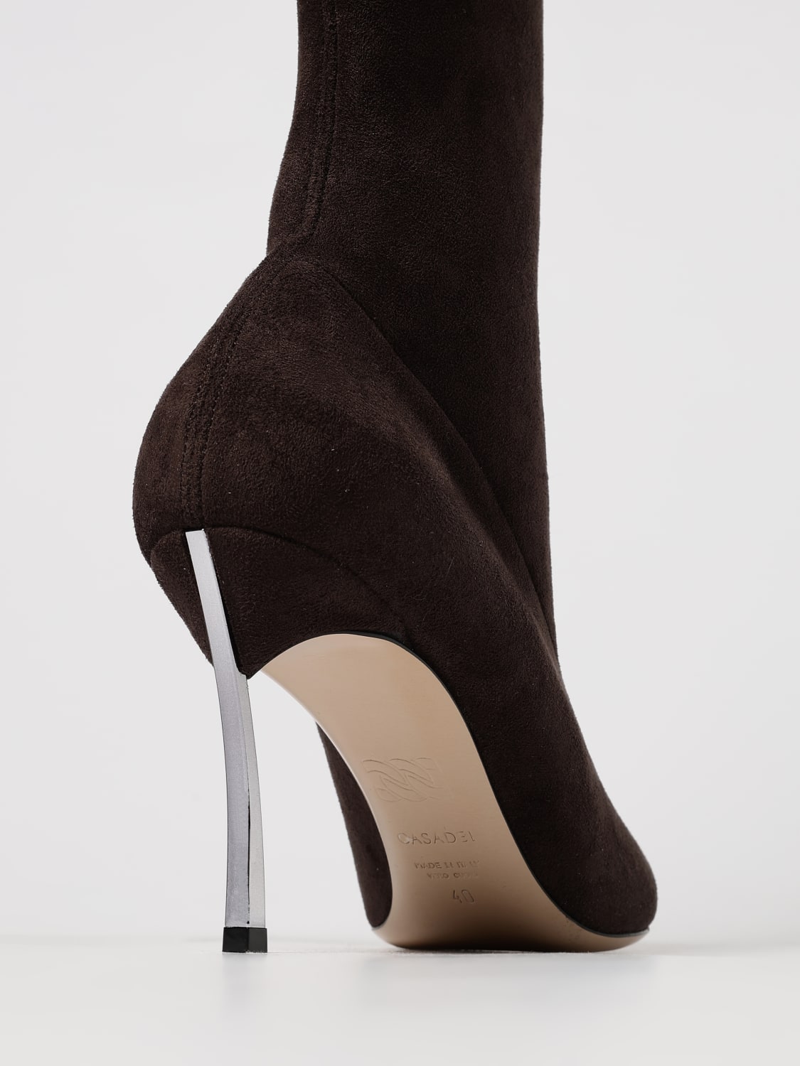 CASADEI BOOTS: Shoes woman Casadei, Brown - Img 4