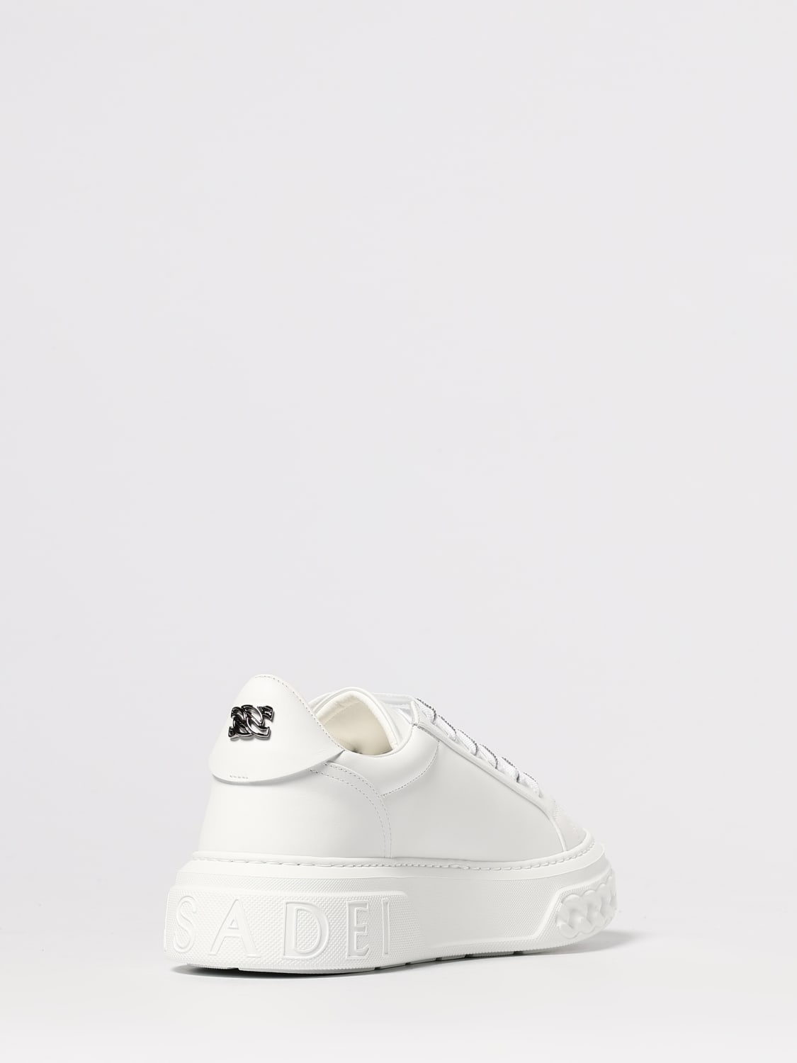 CASADEI BASKETS: Baskets femme Casadei, Blanc - Img 3