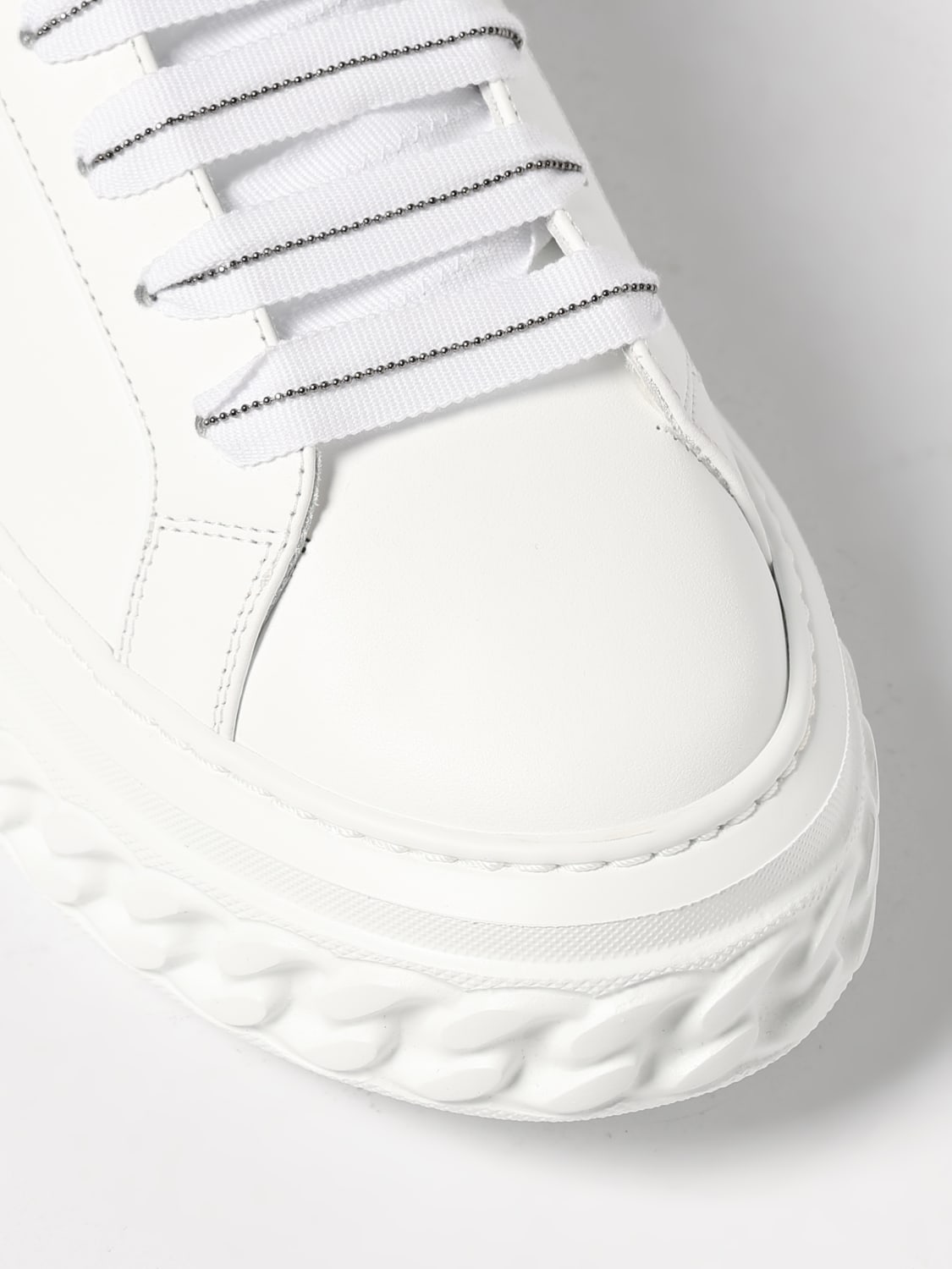 CASADEI BASKETS: Baskets femme Casadei, Blanc - Img 4