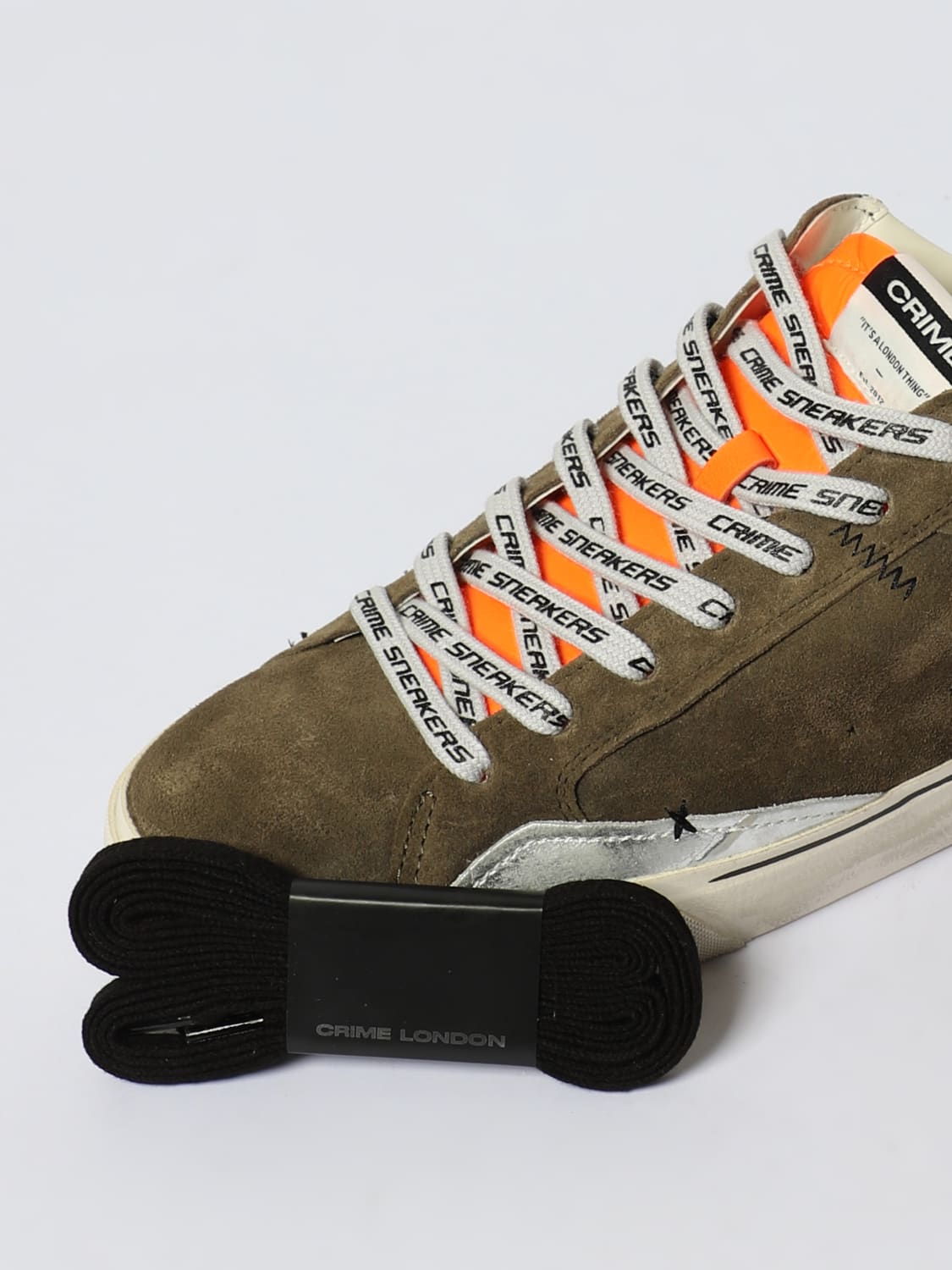 CRIME LONDON SNEAKERS: Sneakers men Crime London, Military - Img 4