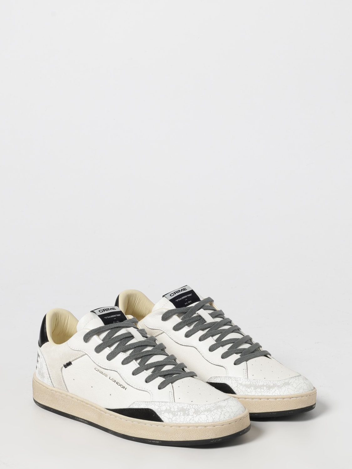 CRIME LONDON SNEAKERS: Sneakers men Crime London, White - Img 2