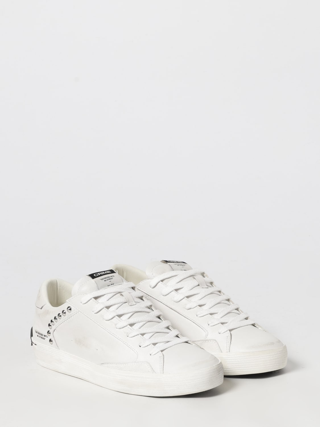 CRIME LONDON SNEAKERS: Sneakers men Crime London, White - Img 2