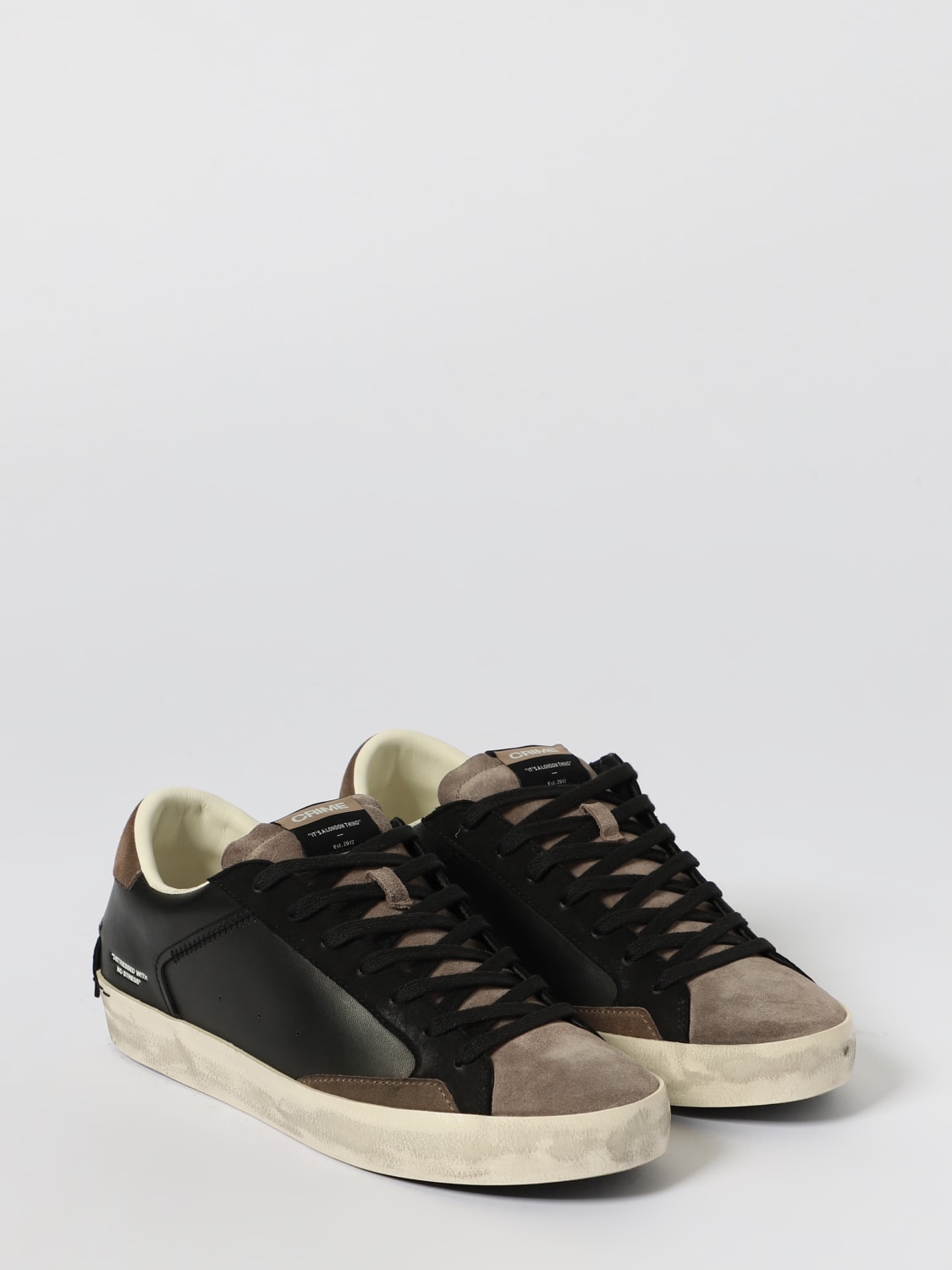 CRIME LONDON SNEAKERS: Sneakers men Crime London, Black - Img 2