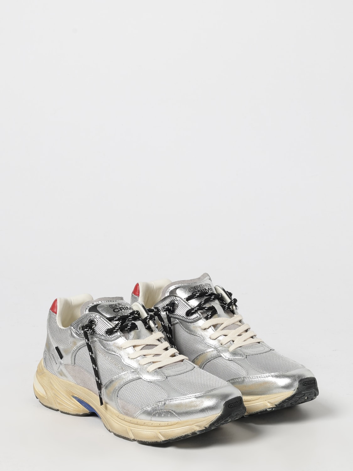 CRIME LONDON SNEAKERS: Sneakers men Crime London, Silver - Img 2