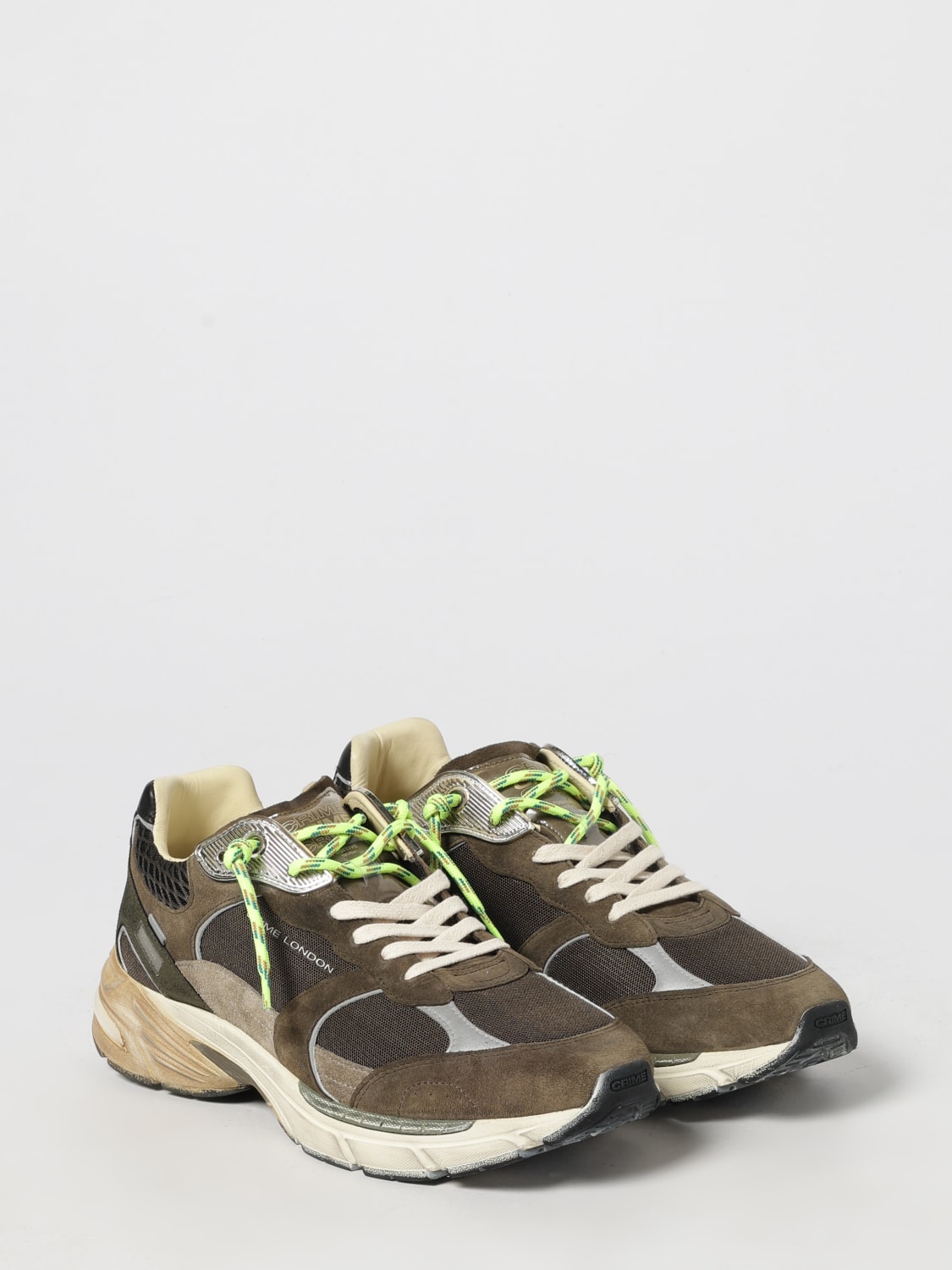 CRIME LONDON SNEAKERS: Sneakers men Crime London, Military - Img 2