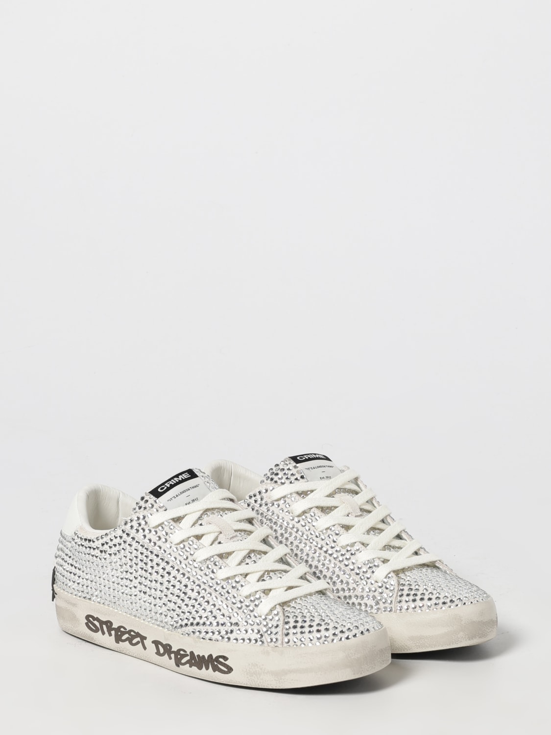 CRIME LONDON SNEAKERS: Sneakers woman Crime London, White - Img 2