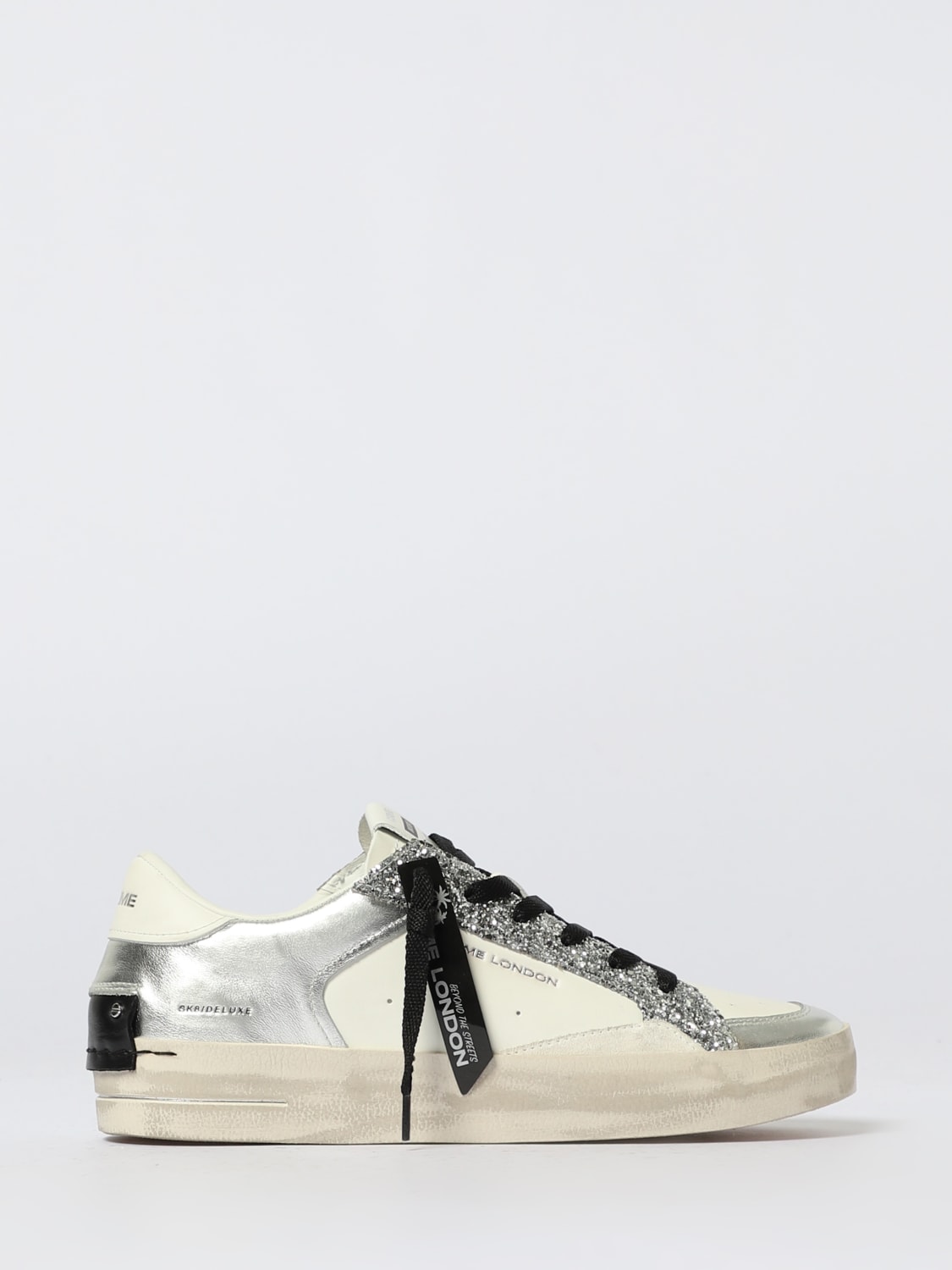 CRIME LONDON SNEAKERS: Sneakers woman Crime London, Silver - Img 1