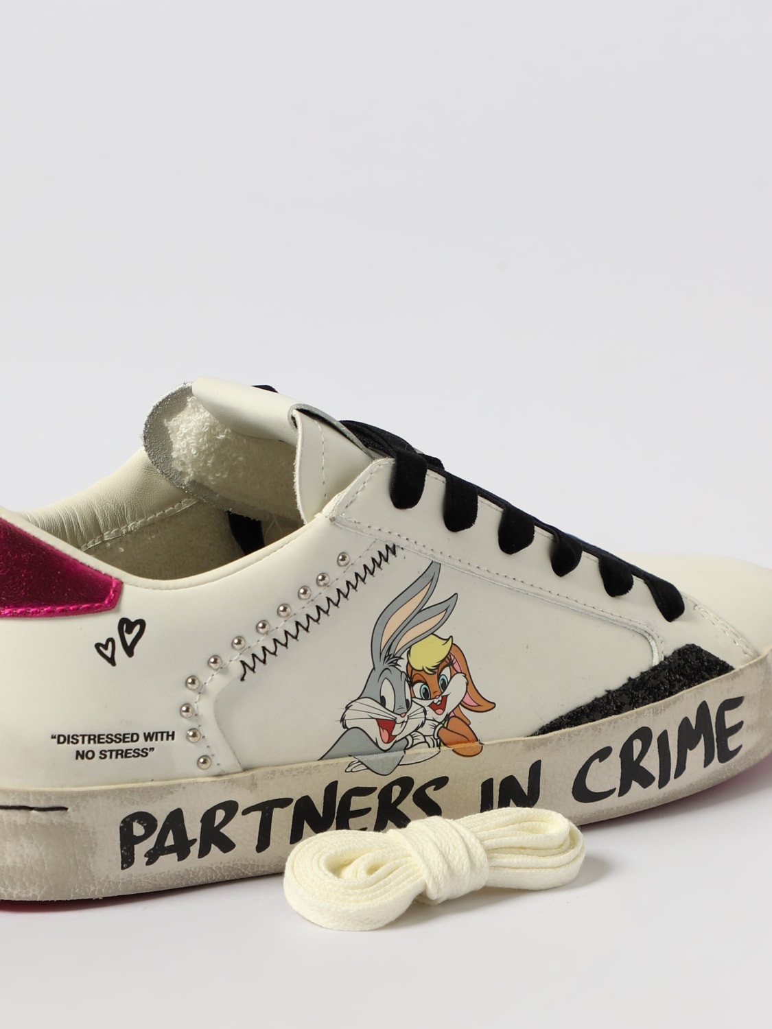 CRIME LONDON SNEAKERS: Sneakers woman Crime London, White - Img 4