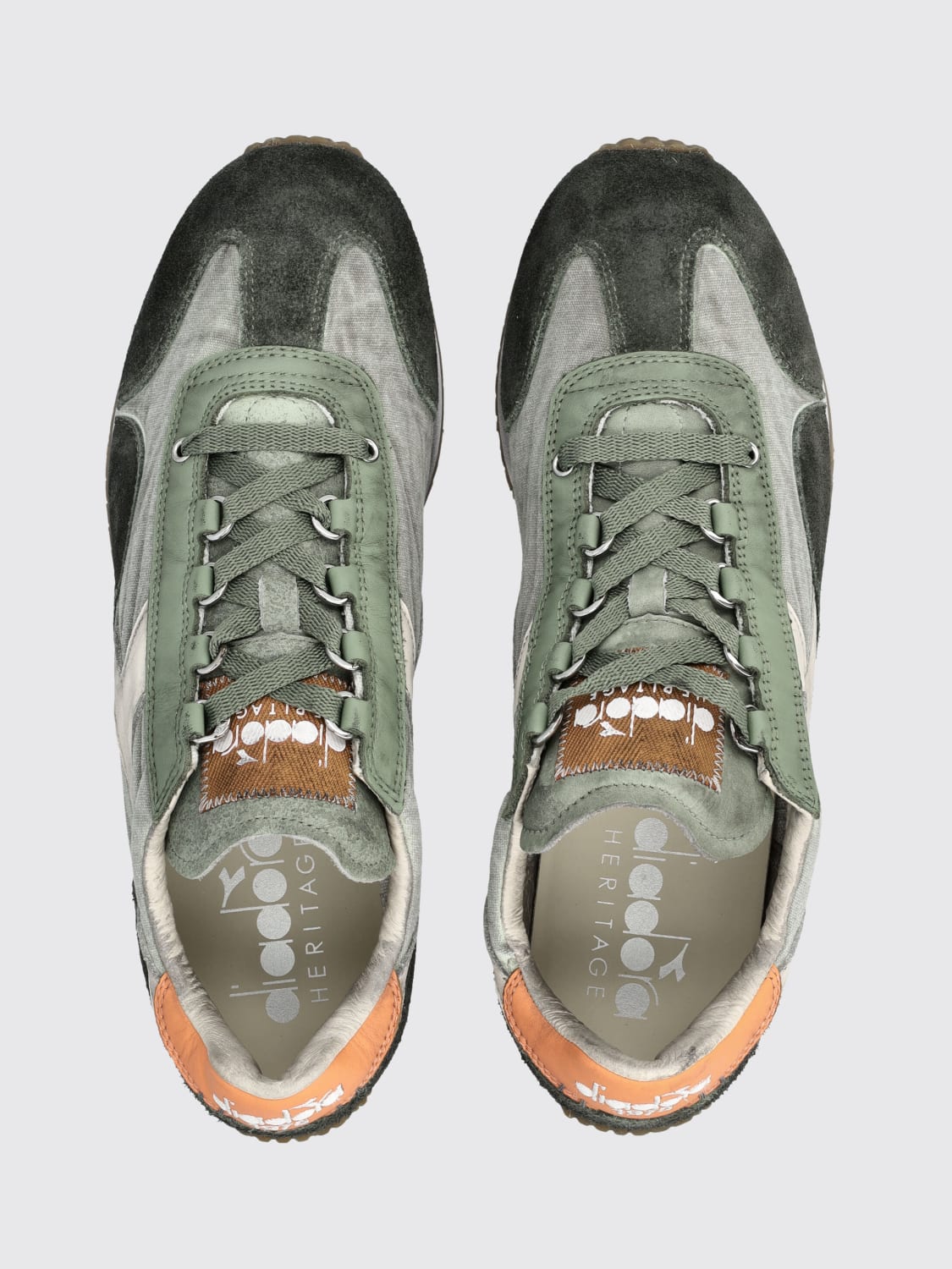 DIADORA HERITAGE BASKETS: Baskets homme Diadora Heritage, Vert - Img 4