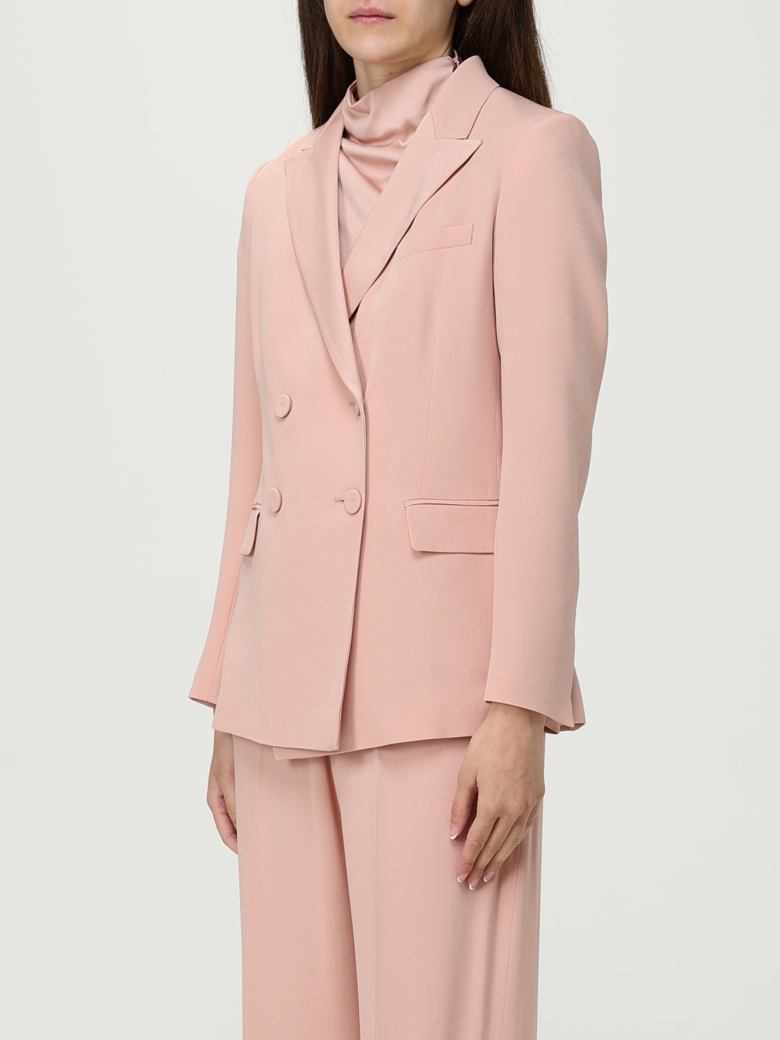 FABIANA FILIPPI CHAQUETA: Americana mujer Fabiana Filippi, Rosa Pálido - Img 4