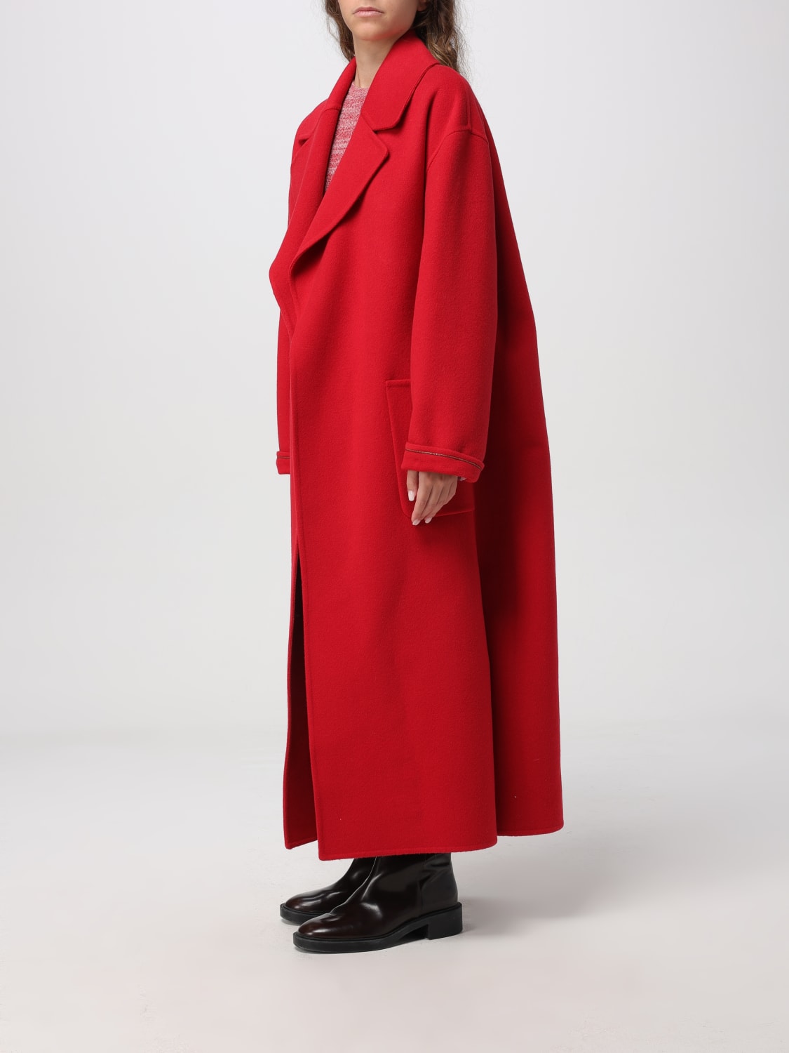 FABIANA FILIPPI COAT: Coat woman Fabiana Filippi, Red - Img 4