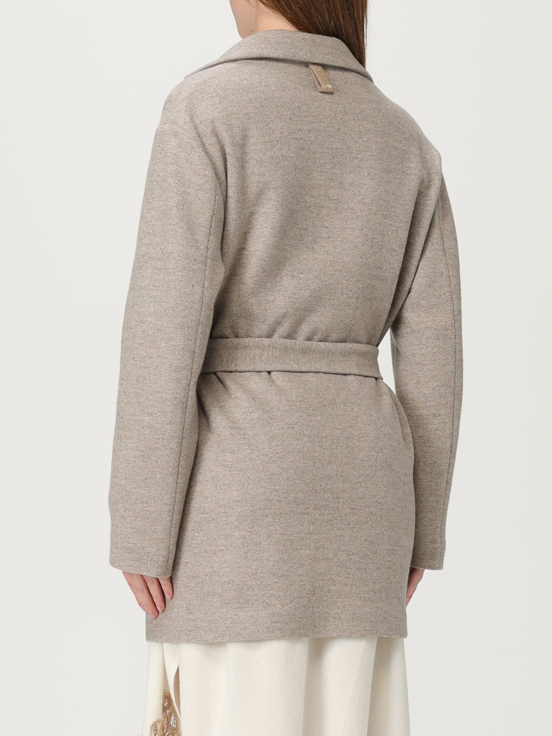 FABIANA FILIPPI MANTEL: Mantel damen Fabiana Filippi, Taubengrau - Img 2