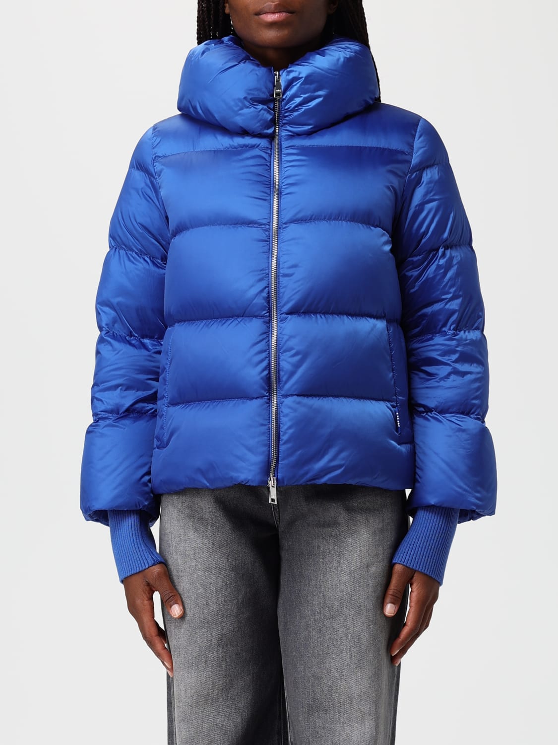 ADD JACKET: Jacket woman Add, Navy - Img 1