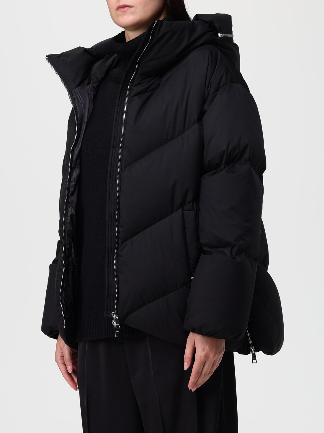 ADD JACKET: Jacket woman Add, Black - Img 3