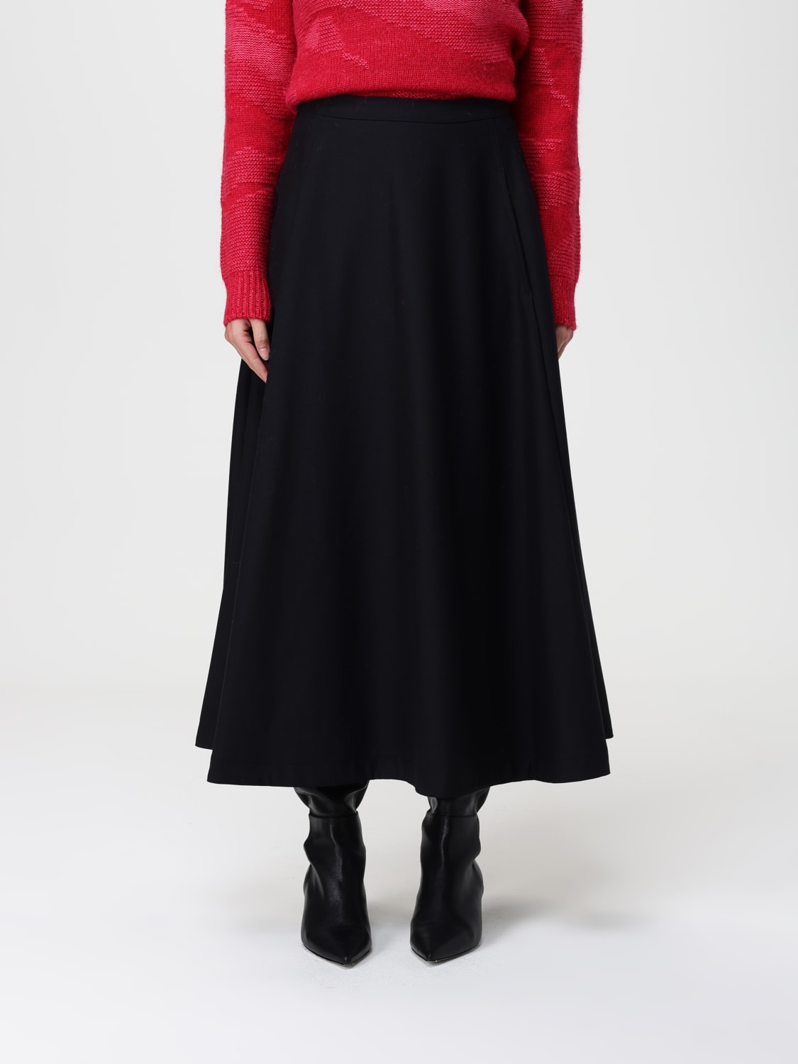 ADD SKIRT: Skirt woman Add, Black - Img 1