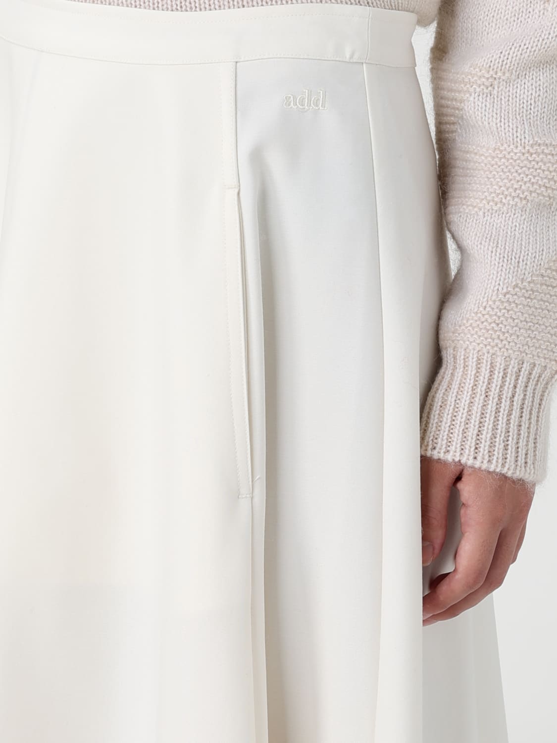 ADD FALDA: Falda mujer Add, Marfil - Img 3