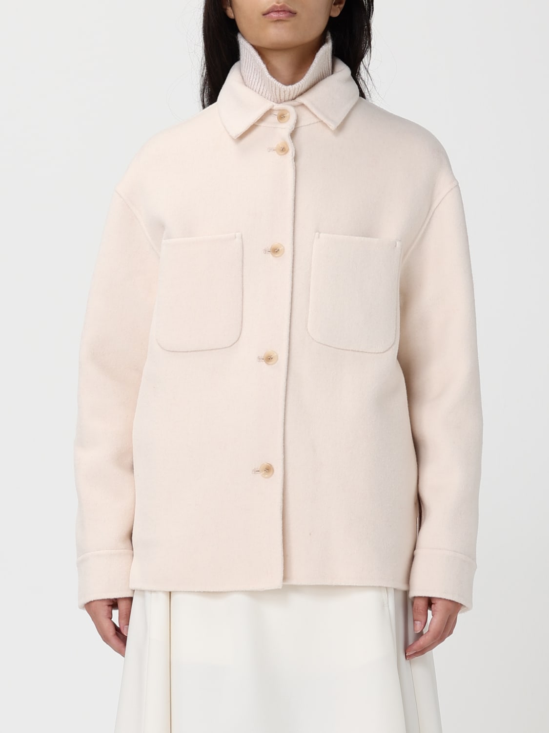 ADD JACKET: Blazer woman Add, Ivory - Img 1