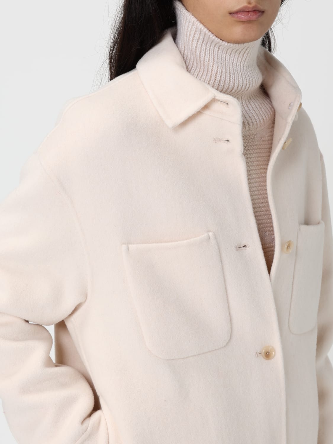 ADD JACKET: Blazer woman Add, Ivory - Img 4