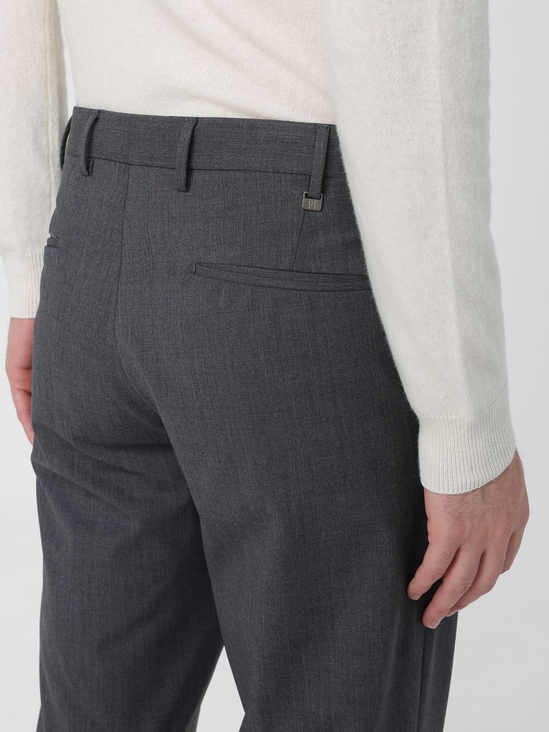 PT TORINO 팬츠: 팬츠 남성 Pt Torino, 차콜 - Img 3