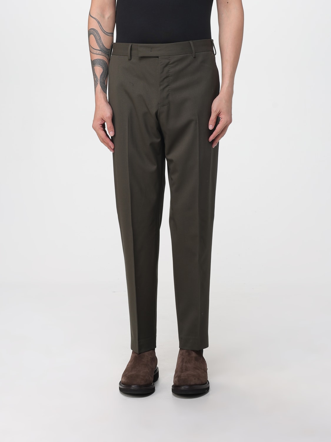 PT TORINO TROUSERS: Trousers men Pt Torino, Military - Img 1