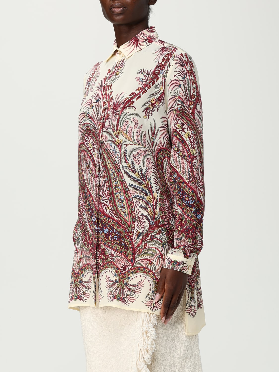 ETRO CAMISA: Camisa mujer Etro, Granate - Img 4