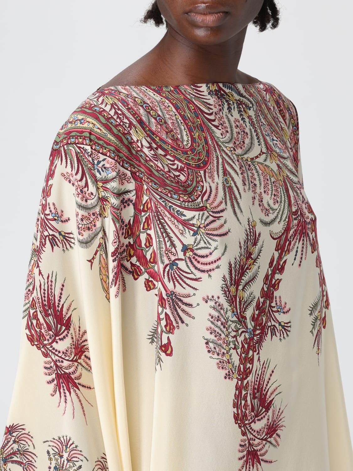 ETRO TOP: Top woman Etro, Burgundy - Img 5