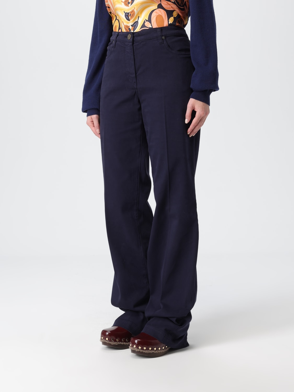 ETRO PANTS: Pants woman Etro, Black - Img 4