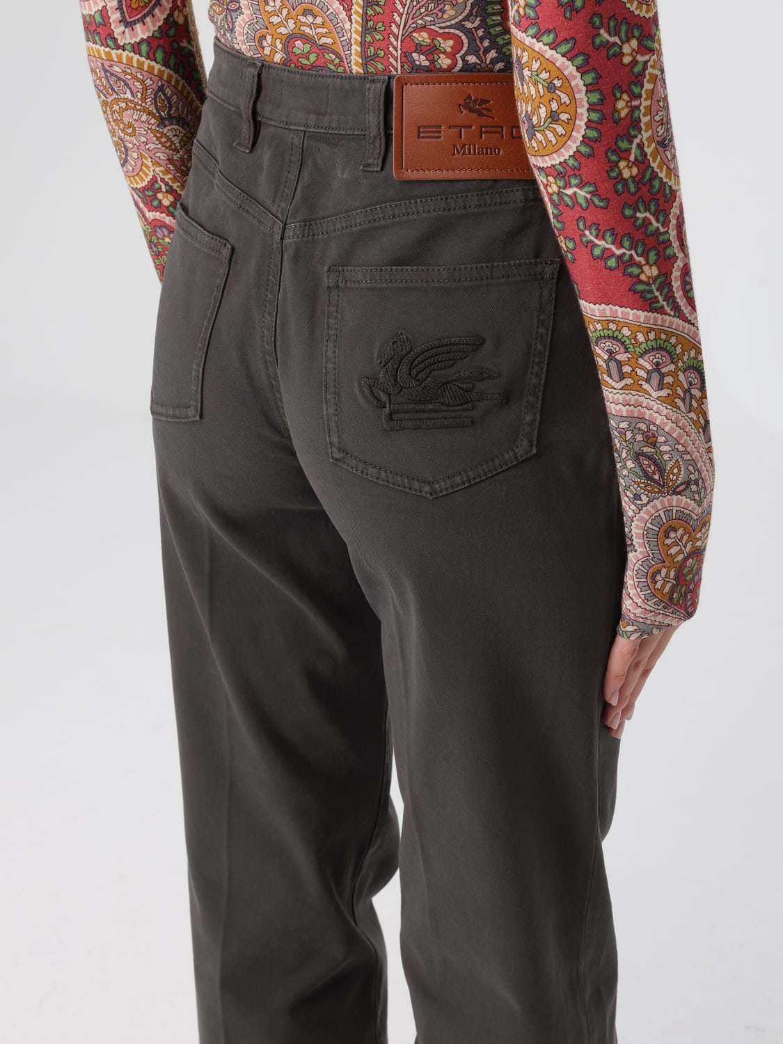 ETRO PANTS: Pants woman Etro, Grey - Img 5