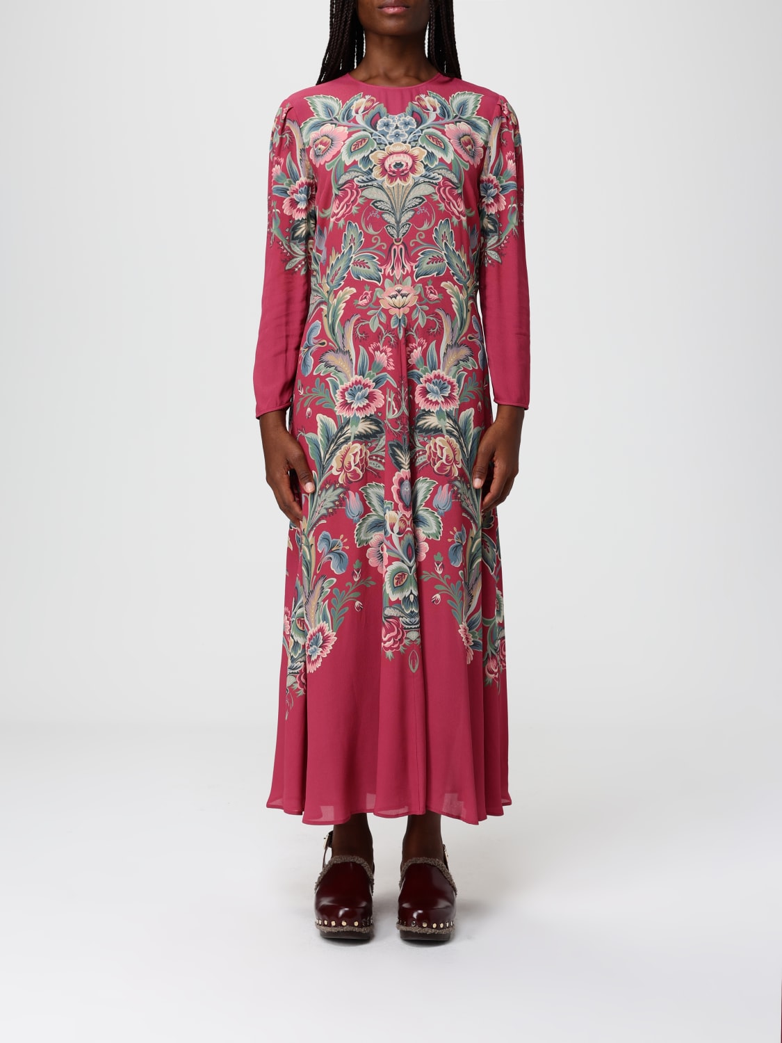 ETRO DRESS: Dress woman Etro, Burgundy - Img 1
